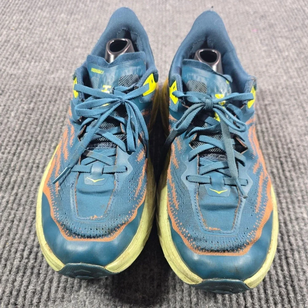 Hoka One One Speedgoat 5 Shoes Mens Size 10.5 Wide Blue Trail Running 1123159